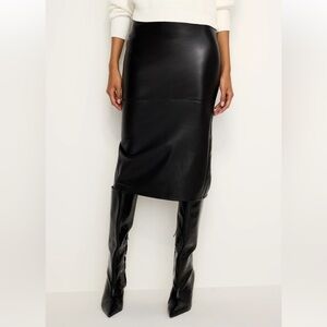 Good American Black Pencil Skirt